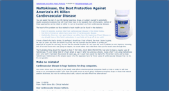 Desktop Screenshot of nattokinase.herbaladvantage.com