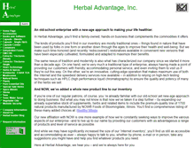 Tablet Screenshot of herbaladvantage.com